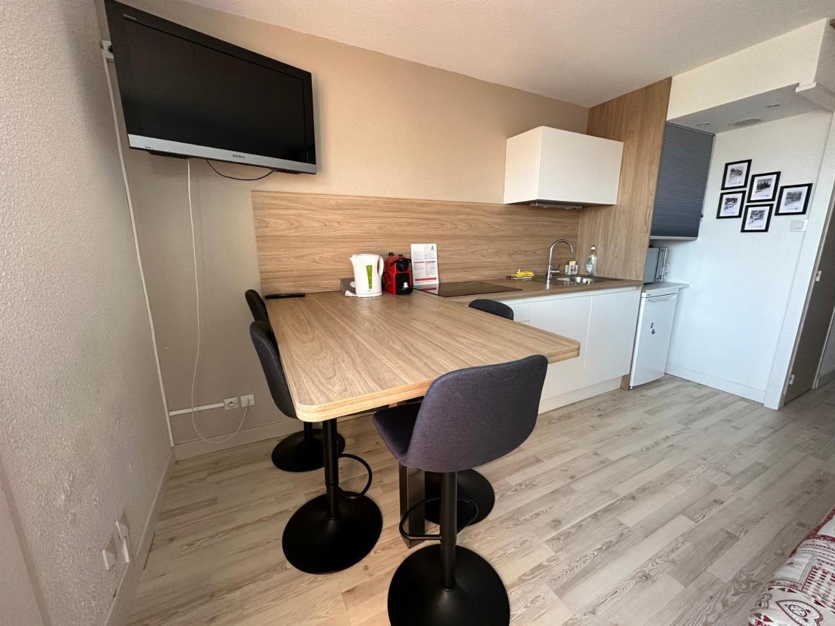 Sunny Studio 25 M2 Mountain View Balcony In Alpe D Huez District Eclose Alpe d'Huez Exterior foto
